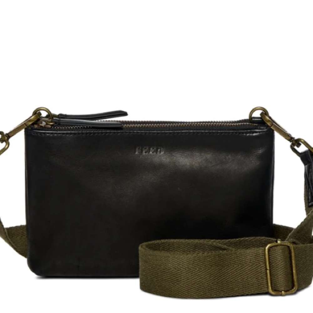 Feed  Leather Crossbody Bag